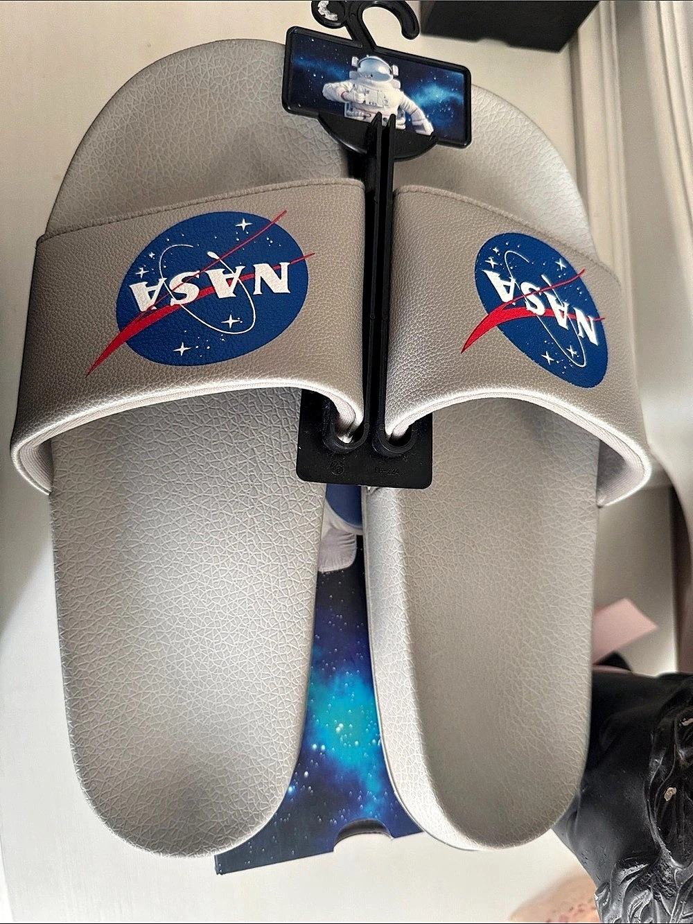 NASA Alpha Active Slide Sandals Grey Men's US 13 NWT